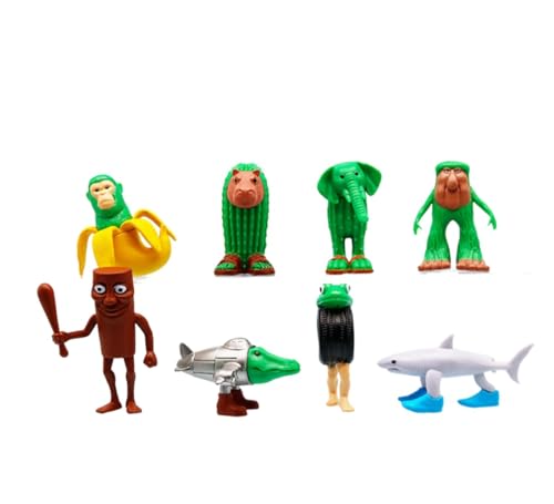 LaoZan Tung Tung Tung Tung Sahur Figur Set - Italian Brainrot Figuren, Tralalero Tralala Sammel-Deko für Fans & Erwachsene von LaoZan