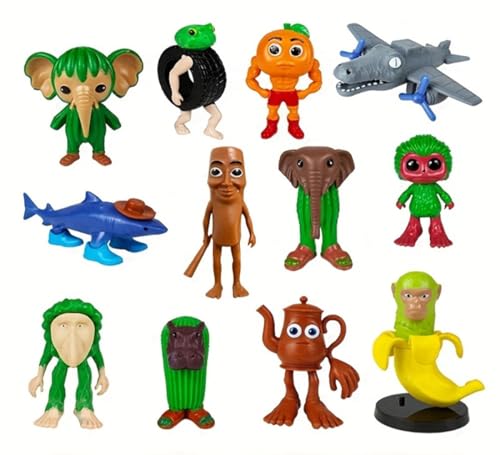 LaoZan Tung Tung Tung Tung Sahur Figur Set - Italian Brainrot Figuren, Tralalero Tralala Sammel-Deko für Fans & Erwachsene von LaoZan