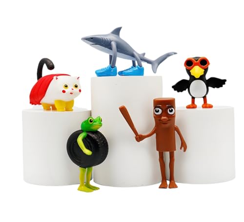LaoZan Tung Tung Tung Tung Sahur Figur Set - Italian Brainrot Figuren, Tralalero Tralala Sammel-Deko für Fans & Erwachsene von LaoZan