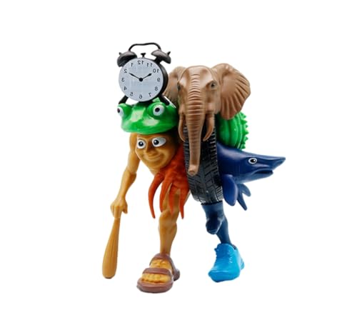 LaoZan Tung Tung Tung Tung Sahur Figur Set - Italian Brainrot Figuren, Tralalero Tralala Sammel-Deko für Fans & Erwachsene von LaoZan