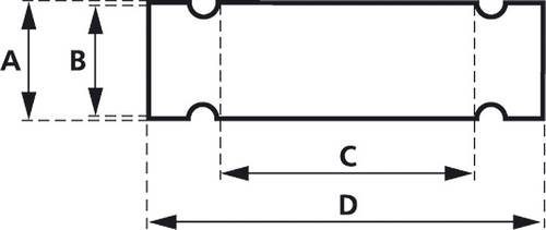 Zeichenträger mit Kabelbinder Montage-Art: Kabelbinder Beschriftungsfläche: 28 x 12mm von LAPP