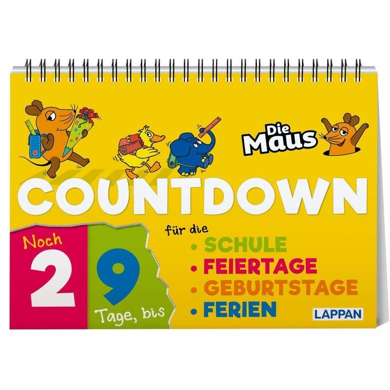 Countdown für die Schule mit der Maus von Lappan Verlag