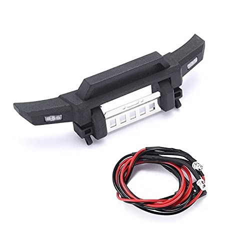 Lapyyne Front StoßStange mit LED Licht für 1/16 RC Auto Upgrade Teile Dekoration ZubehöR von Lapyyne