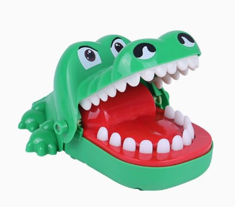 Krokodil Spiel Zähne,Spielzeug Krokodil Zähne,Lustiges Krokodilspiel Spielzeug,Süßes Kroko Doc,Geeignet für Familienspiele,Partyspiele,Kindergeschenke (Große Größe) von Laralily