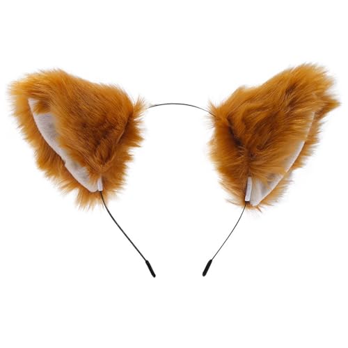 Pelziges Fuchs Katzenohren Haarreif*1, Künstliches Material, Cosplay Kostüm, Partykleidung, Handgefertigt, Katzenohren Haarreif Haar Accessoire, Geschenk, Katzenohr-Hut,Therian,Cat Ears,Katzen Ohren Pelziges Fuchs Katzenohren Haarreif*1, Künstliches Material, Cosplay Kostüm, Partykleidung, Handgefertigt, Katzenohren Haarreif Haar Accessoire, Geschenk, Katzenohr-Hut,Therian,Cat Ears,Katzen Ohren von Laralily