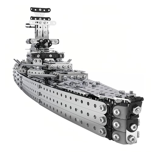 Larcele 3D Metallpuzzle Militär Modellbausätze, DIY Montage Militär Kampfschiff Bauen Miniatur Puzzle KJPZ-04 (Kirov-Klasse Cruiser) von Larcele