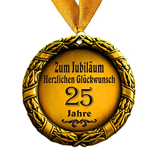 Larius Group Medaille Orden zum Jubiläum 25 Jahre Auszeichnung Ehrenorden zum Geburtstag Geschenk Jubilar Persönlichen Orden zum Geburtstag von Larius Group