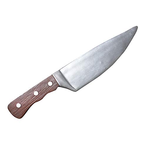 LarpGears Halloween-Schaumstoffwaffe, künstliches Metzgermesser, Spielzeug, 32 cm, Braun von LarpGears