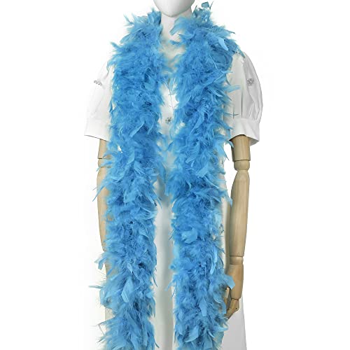 Federboa, 60 g, 2 m, Truthahn-Boa-Federn für Partys, Weihnachten, Hochzeiten, Kostüme, Konzerte, Haustiere und Heimdekoration, türkis, 80 H Federboa, 60 g, 2 m, Truthahn-Boa-Federn für Partys, Weihnachten, Hochzeiten, Kostüme, Konzerte, Haustiere und Heimdekoration, türkis, 80 H von Larryhot