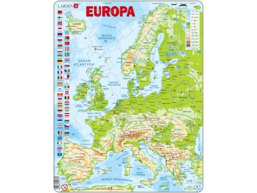 Europa (physisch) von Larsen