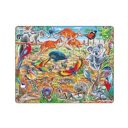 Larsen FH45 Die einzigartige Fauna Australiens, 60 Teile Rahmenpuzzles Jigsaw Puzzle Larsen FH45 Die einzigartige Fauna Australiens, 60 Teile Rahmenpuzzles Jigsaw Puzzle von Larsen