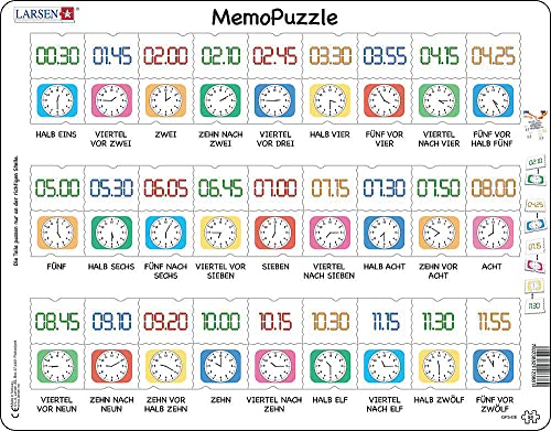 Larsen Memo-Puzzle Uhr von Larsen