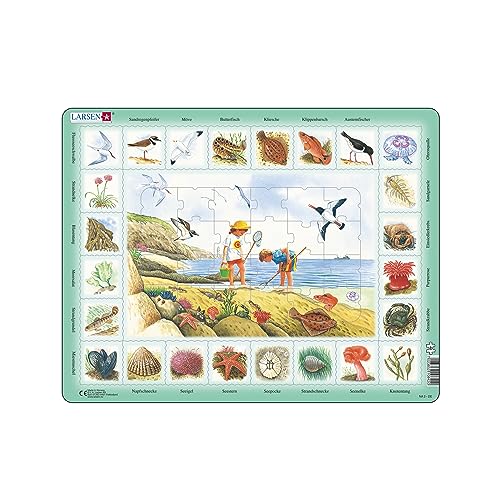 Larsen NA2 Natur Puzzel: Am Meer, Deutsch Ausgabe, Rahmenpuzzle mit 48 Teilen Larsen NA2 Natur Puzzel: Am Meer, Deutsch Ausgabe, Rahmenpuzzle mit 48 Teilen von Larsen