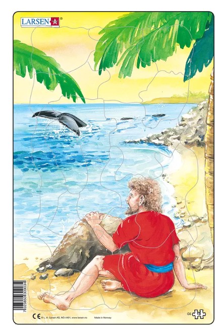 Larsen Rahmenpuzzle - Jonas & Moses 1 18 Teile Puzzle Larsen-G5 Larsen Rahmenpuzzle - Jonas & Moses 1 18 Teile Puzzle Larsen-G5 von Larsen