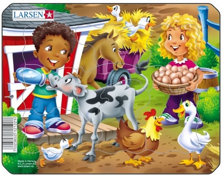 Larsen Rahmenpuzzle - Kalb 9 Teile Puzzle Larsen-Z11-1 Larsen Rahmenpuzzle - Kalb 9 Teile Puzzle Larsen-Z11-1 von Larsen
