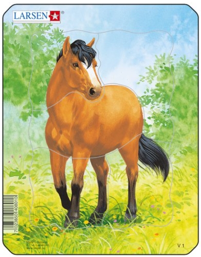 Larsen Rahmenpuzzle - Pferd 5 Teile Puzzle Larsen-V1-1 Larsen Rahmenpuzzle - Pferd 5 Teile Puzzle Larsen-V1-1 von Larsen