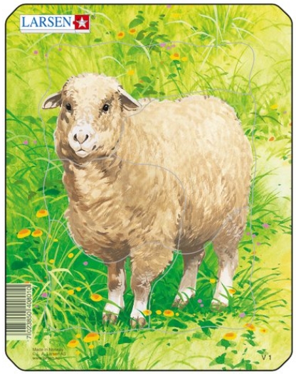 Larsen Rahmenpuzzle - Schaf 5 Teile Puzzle Larsen-V1-2 Larsen Rahmenpuzzle - Schaf 5 Teile Puzzle Larsen-V1-2 von Larsen