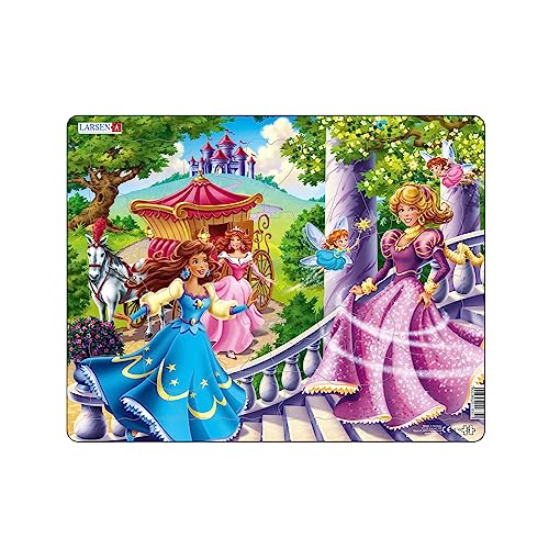 Larsen US10 Märchenprinzessinnen, Rahmenpuzzle mit 24 Teilen Larsen US10 Märchenprinzessinnen, Rahmenpuzzle mit 24 Teilen von Larsen