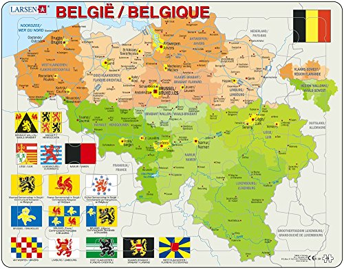 Larsen puzzel - België - K59: Larsen puzzels von Larsen