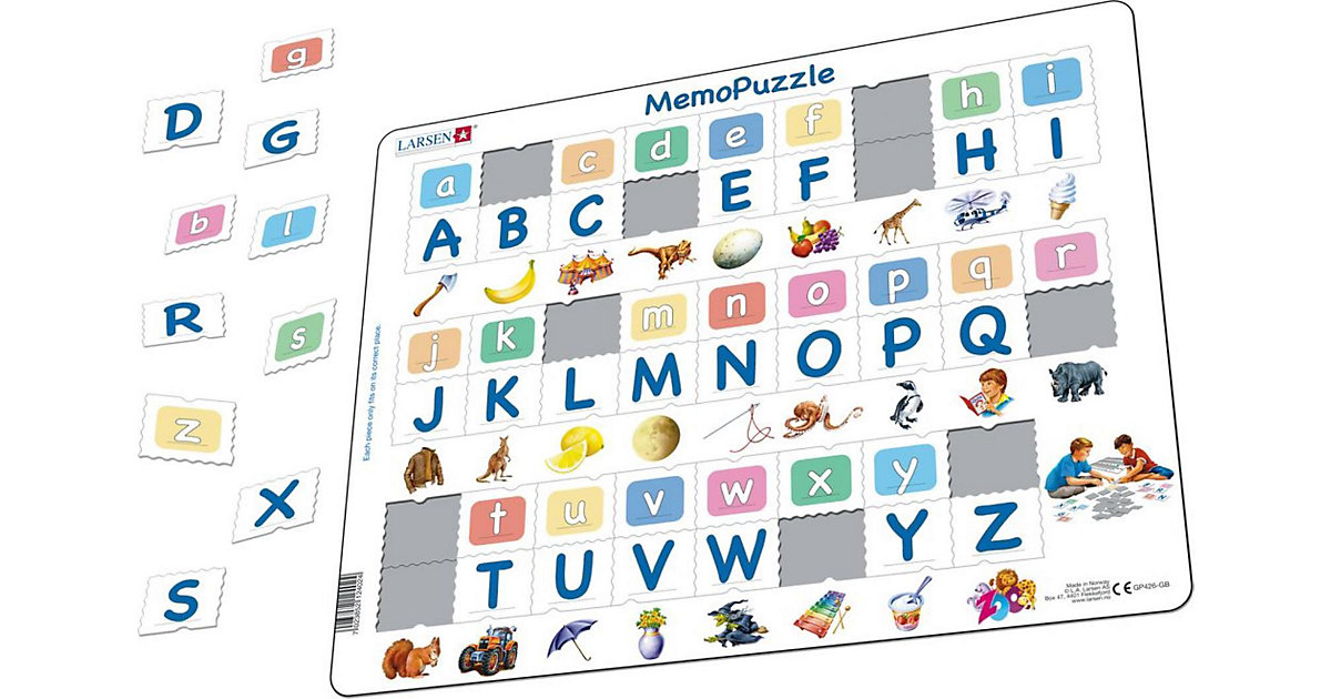 Memo-Puzzle ABC von Larsen