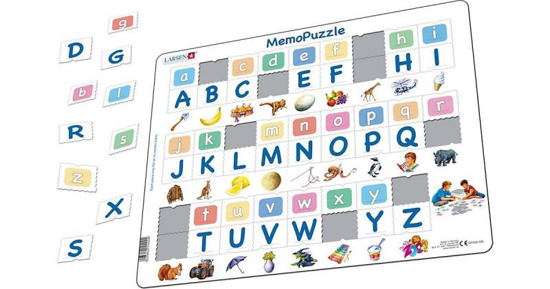 Memo-Puzzle ABC von Larsen