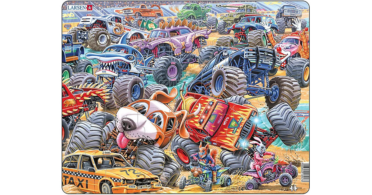 Puzzle – Monster Trucks Puzzle – Monster Trucks von Larsen