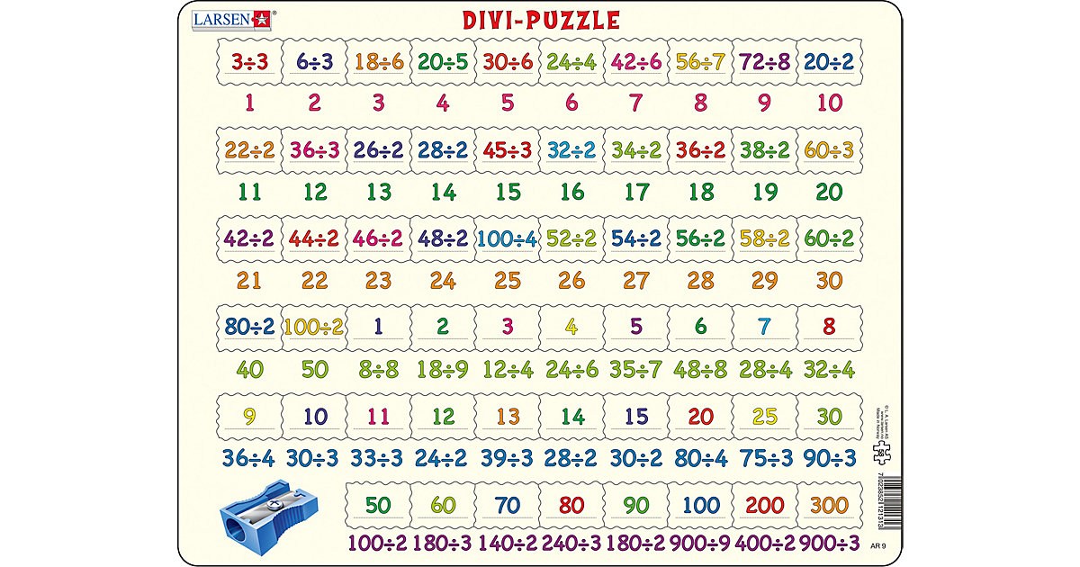 Rahmen-Puzzle, 58 Teile, 36x28 cm, Dividieren Rahmen-Puzzle, 58 Teile, 36x28 cm, Dividieren von Larsen