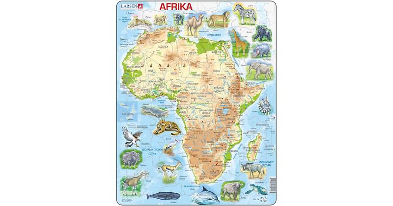 Rahmen-Puzzle, 63 Teile, 36x28 cm, Afrika (physisch) von Larsen