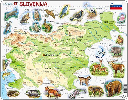 Rahmenpuzzle - Slowenien (auf Slowenisch) von Larsen