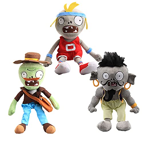 Laruokivi 3 stücke Basketball Zombie & Relikt Hunter Zombie & Magie Lampe Zombie Plüsch Spielzeug Spiel Figuren Gefüllte Puppe von Laruokivi