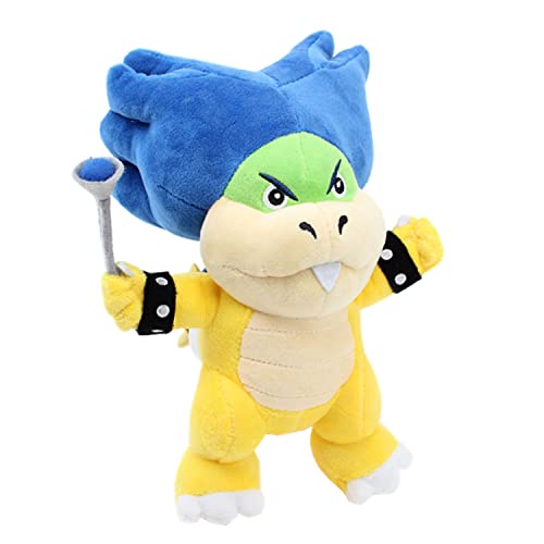 Laruokivi Cartoon Koopaling Ludwig Plüsch Spielzeug Baby Bowser Jr Koopa Soft Plüsch Tier Puppe 9'' Figur von Laruokivi