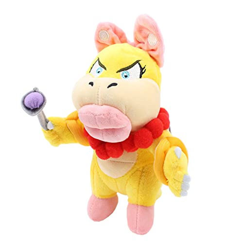 Laruokivi Cartoon Koopaling Wendy Plüsch Spielzeug Baby Bowser Jr Koopa Soft Plüsch Tier Puppe 8'' Figur von Laruokivi