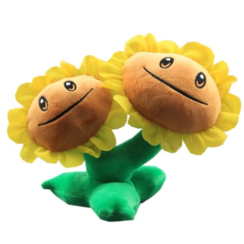 Laruokivi Pflanzen Plüschtiere TwinSonnenblume Gefüllte Plüschtiere Puppe Figuren Geburtstagsgeschenk für Kinder von Laruokivi