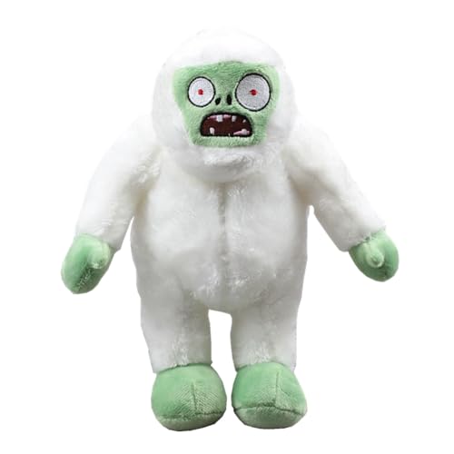 Laruokivi Spiel 2 Schnee Zombie Plüsch Plüsch Kuscheltiere Puppe 28cm Zombie Yeti Puppe Figur für Weihnachten Valentinstag von Laruokivi