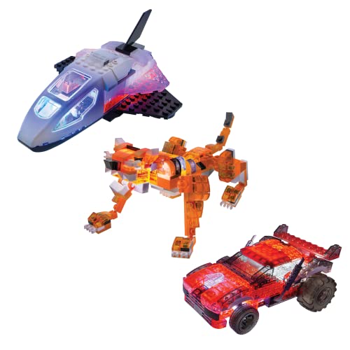 Laser Pegs 4 in 1 Multi Models Construction Toy with LED Bricks - Styles Selected at Random von Laser Pegs