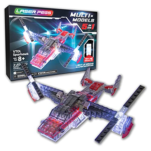 Laser Pegs Multi Models - 5-in-1 VTOL Sparhawk Laser Pegs Multi Models - 5-in-1 VTOL Sparhawk von Laser Pegs