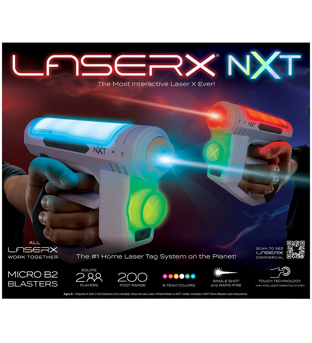 Laser X Spielzeug m. Sound/Licht - NXT Micro B2 Blaster - Laser X - One Size - Spielzeug von Laser X