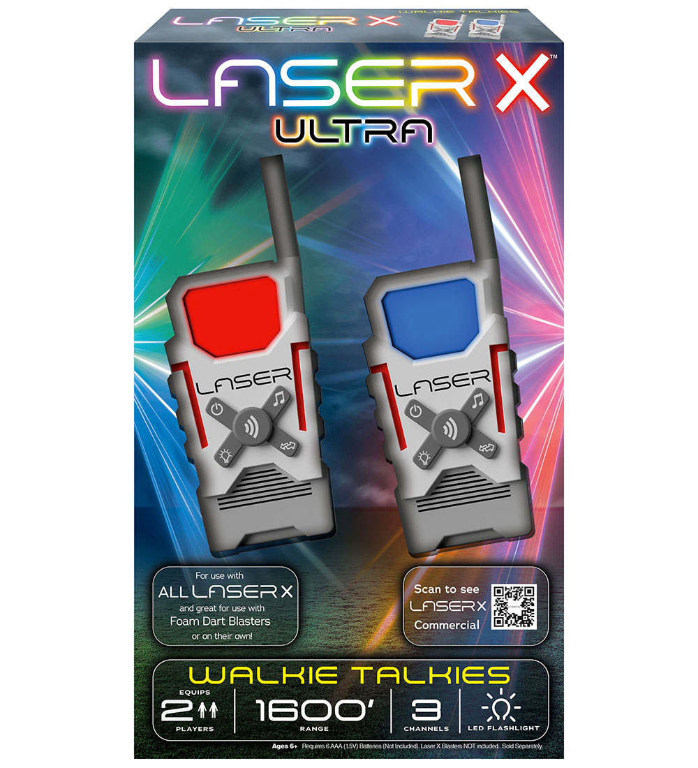 Laser X - Walkie-Talkies - Weiß/Grau - Laser X - One Size - Kuscheltiere Laser X - Walkie-Talkies - Weiß/Grau - Laser X - One Size - Kuscheltiere von Laser X