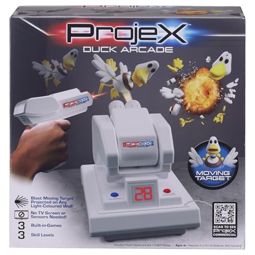 ProjeX Duck Shot Projektionsspiel-Arcade, mehrfarbig von Laser X