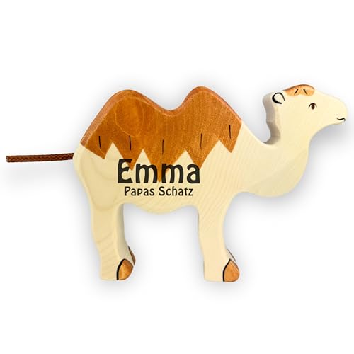 Holztiger Kamel personalisiert mit Wunschgravur Name Text Baby Kind Geschenk Geburt Taufe Geburtstag Holzspielzeug Holztier Kinderzimmer Holztiger Kamel personalisiert mit Wunschgravur Name Text Baby Kind Geschenk Geburt Taufe Geburtstag Holzspielzeug Holztier Kinderzimmer von Lasernauten