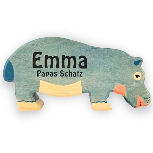 Holztiger Nilpferd personalisiert mit Wunschgravur Name Text Baby Kind Geschenk Geburt Taufe Geburtstag Holzspielzeug Holztier Kinderzimmer Holztiger Nilpferd personalisiert mit Wunschgravur Name Text Baby Kind Geschenk Geburt Taufe Geburtstag Holzspielzeug Holztier Kinderzimmer von Lasernauten