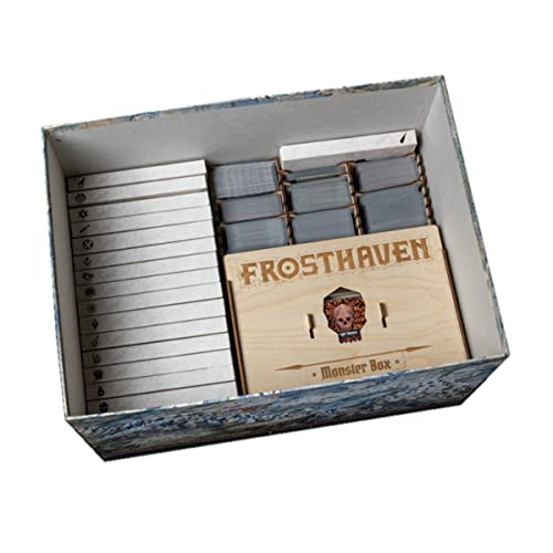 Laserox Sortiereinsatz FrostBox - Monsterbox Version für Frosthaven von Laserox