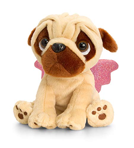 Lashuma Kuscheltier Hund Pugsley, Plüschtier Mops sitzend 14 cm von Lashuma