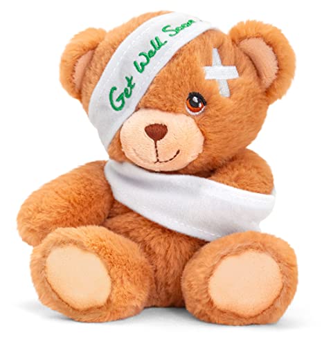 Lashuma Plüschtier Bär, Pipp The Bear Gute Besserung Teddy, Kuscheltier Plüschbär 15 cm von Lashuma