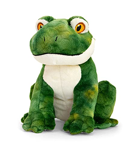 Lashuma Plüschtier Frosch sitzend, Keel Wassertier Kuscheltier Kröte, Stofftier Fröschlein 18 cm von Lashuma