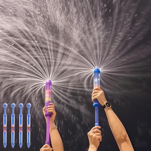 4 Stück Feuerwerks Wasserpistole, 2025 Neues Wasserpistolen-Spielzeug, Romantisches Feuerwerk Wasserpistole für Baden, Pool, Party (Blau) von Laspi