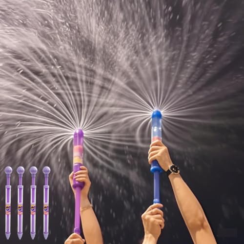 4 Stück Feuerwerks Wasserpistole, 2025 Neues Wasserpistolen-Spielzeug, Romantisches Feuerwerk Wasserpistole für Baden, Pool, Party (Lila) von Laspi
