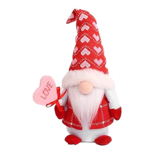Laspi Valentinstag Zwerge Dekoration Mr/Mrs Gnome Figur Einzigartige Geschenkauswahl Liebe Geste Puppen Handgemachtes Geschenk Für Paar Dekoartikel von Laspi