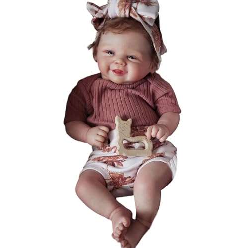 Realistische Wiedergeburt mit beweglichem Arm und Bein für Babys, Kinder, Vene können sehen, 48,3 cm, realistische Wiedergeburt mit beweglichem Arm und Bein von Laspi