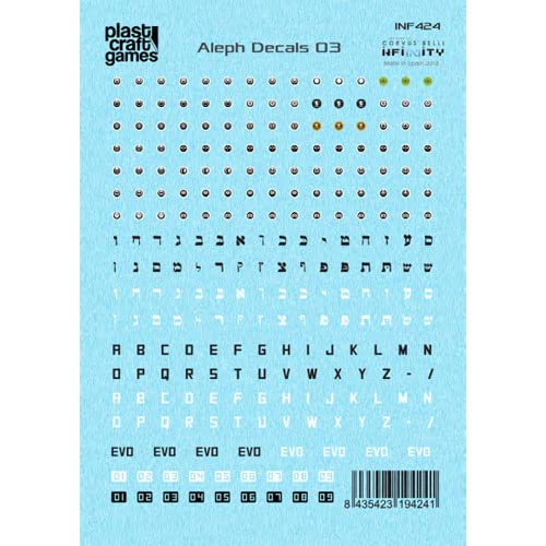 Last level - PCG: Infinity Decals-ALEPH 03 Aufkleber, mehrfarbig (ZPCGINF424) von Last level